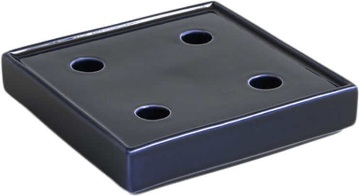 Hay Mattone Candleholder-Large-Dark blu