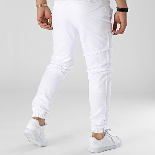 Pantalon Jogging Diamant Logo Blanc Noir