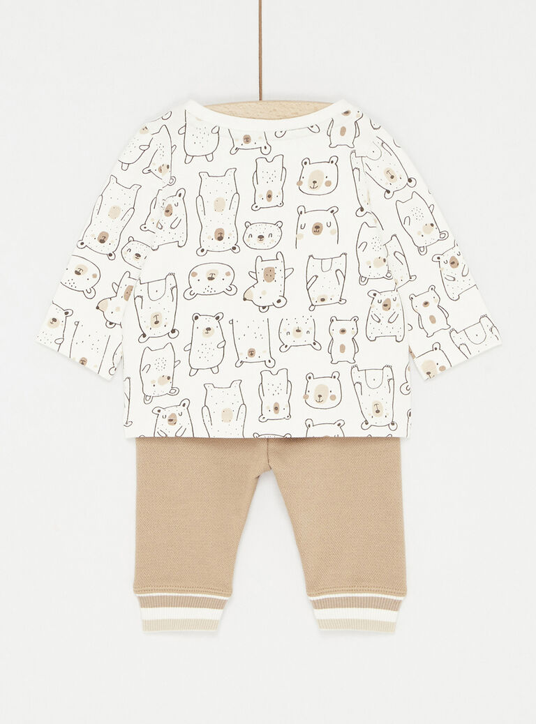 Ensemble deux pièces bi colore pour garçon