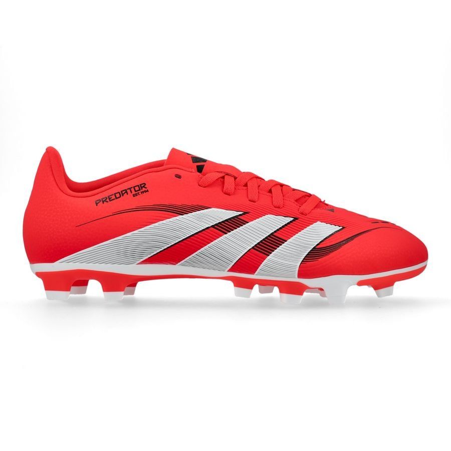 adidas Predator Club FxG Pure Victory - Lucid Red/Blanc/Noir