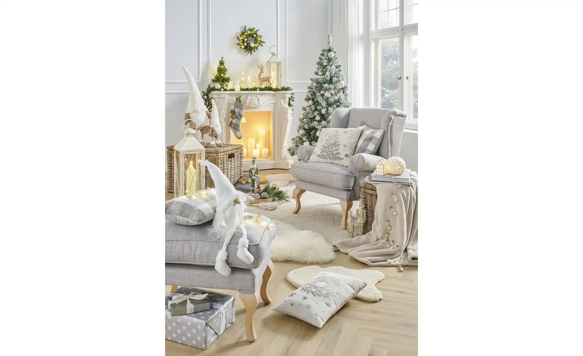 como Kissen Weihnachtskranz