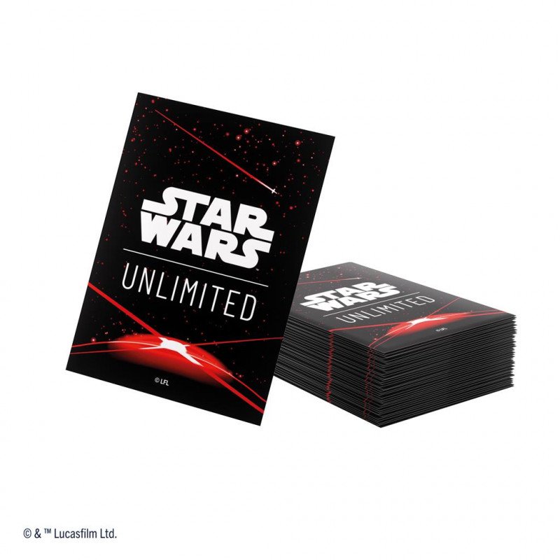 Star Wars : Unlimited - Sleeves Space Red