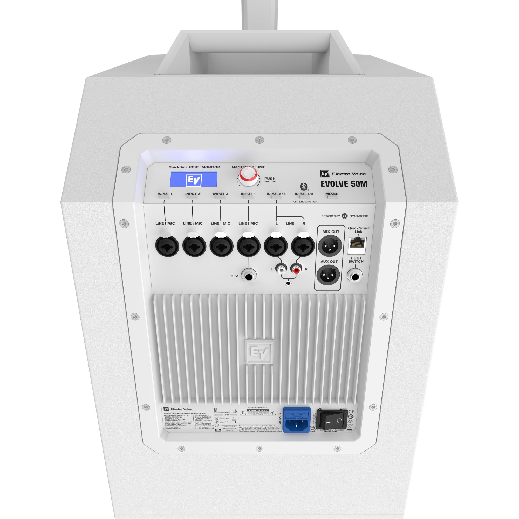 Electro-Voice Evolve 50M White portable speaker-zuilsysteem