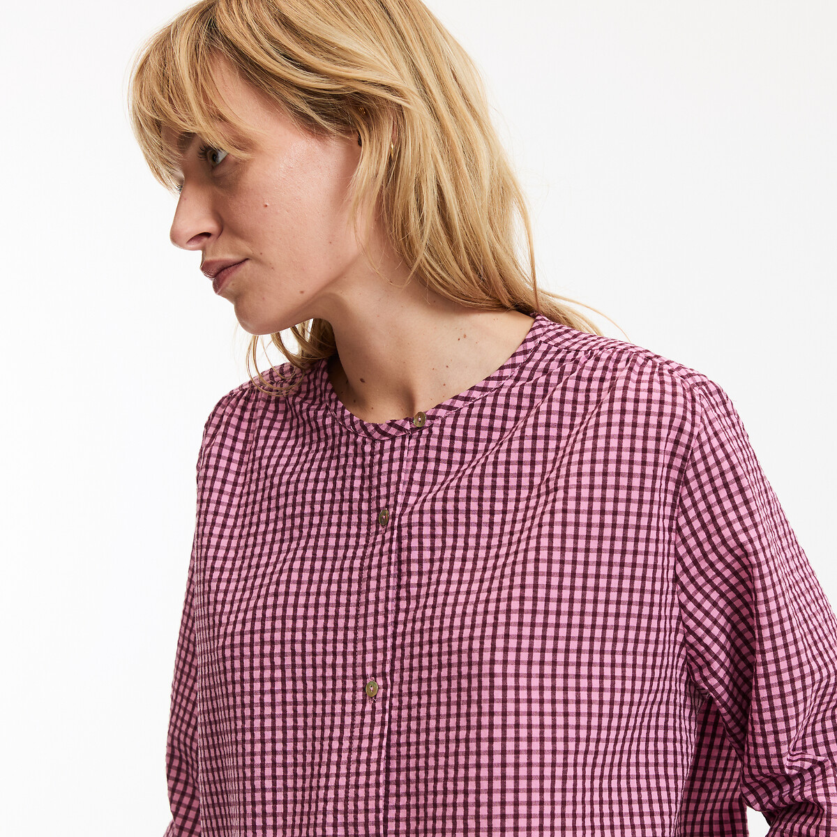 COLEÇÕES LA REDOUTE<br>Pijama com estampa xadrez vichy