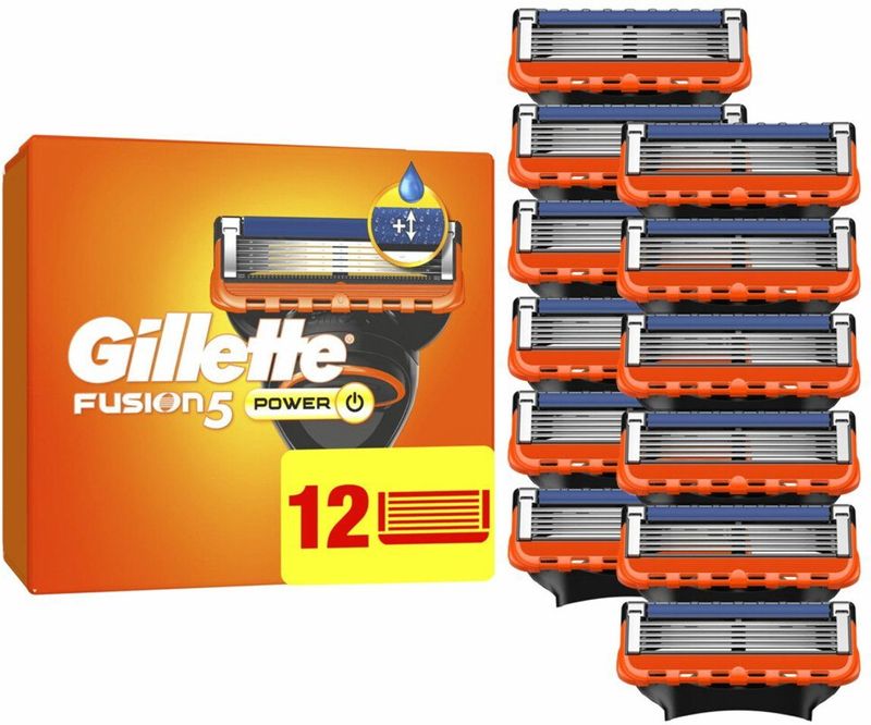 Gillette - Fusion5 Power - Scheermesjes - 5 Mesjes - Voor Mannen