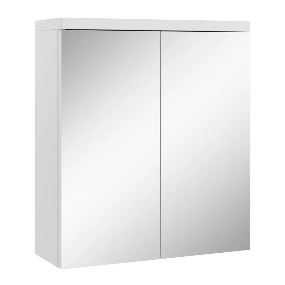 Badplaats Spiegelkast Toledo 60 x 20 x 60 cm - Wit - Badkamerkast Badkamer