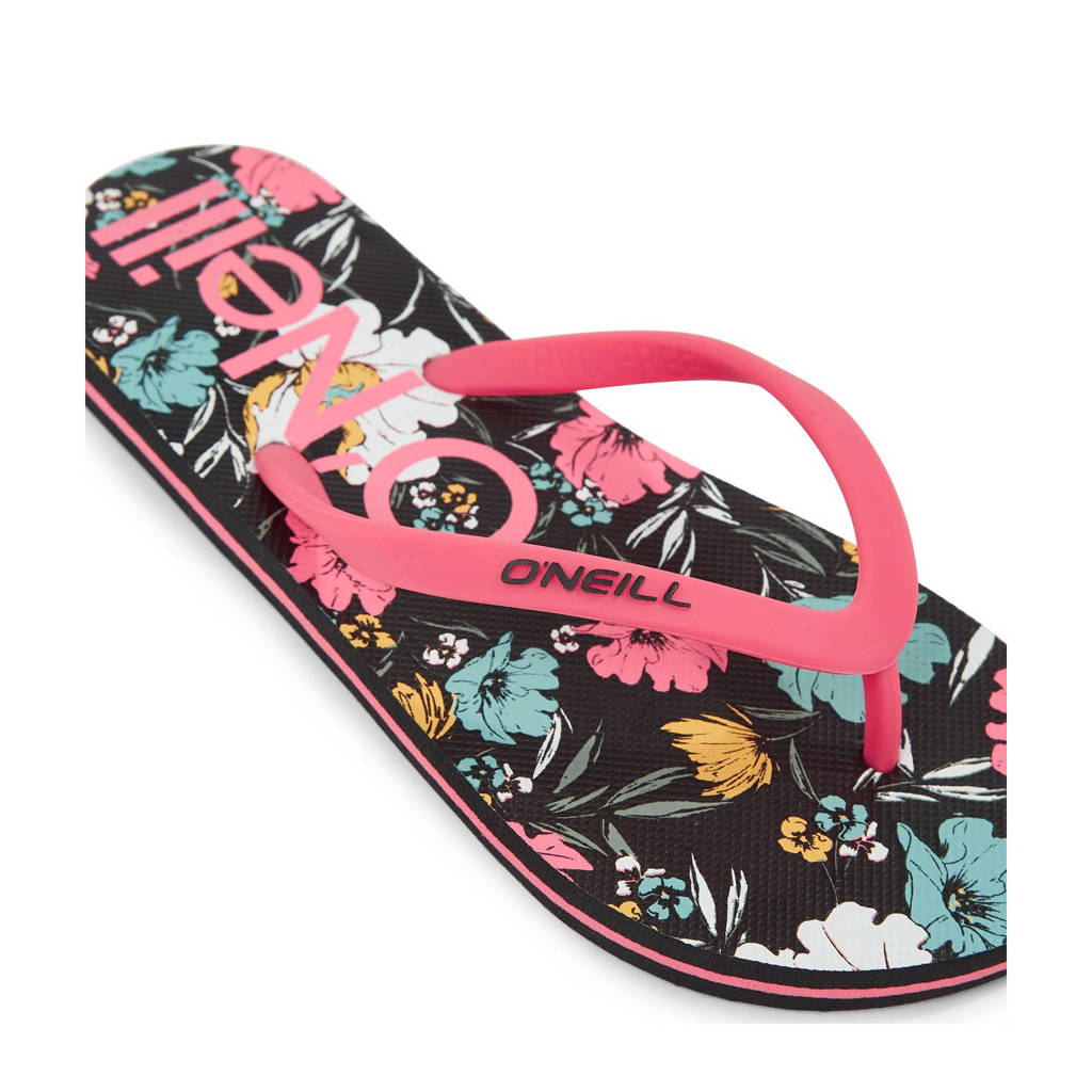 O'Neill Profile Graphic Sandalsteenslippers zwart/roze