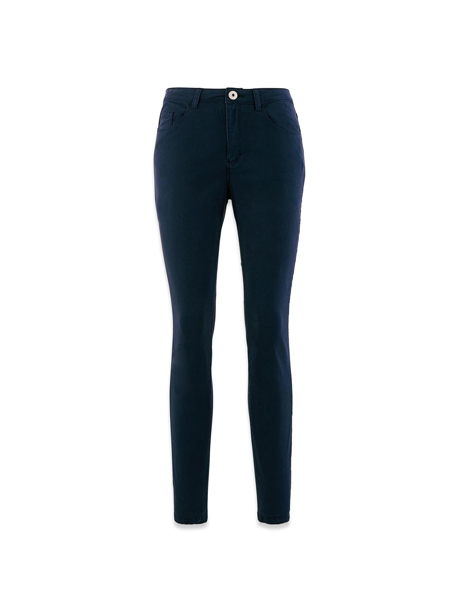Pantalon Femme Coton Recyclé Marine