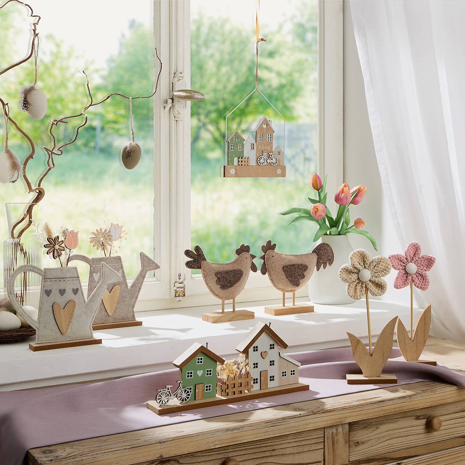 Deko-Blume im 2er-Set