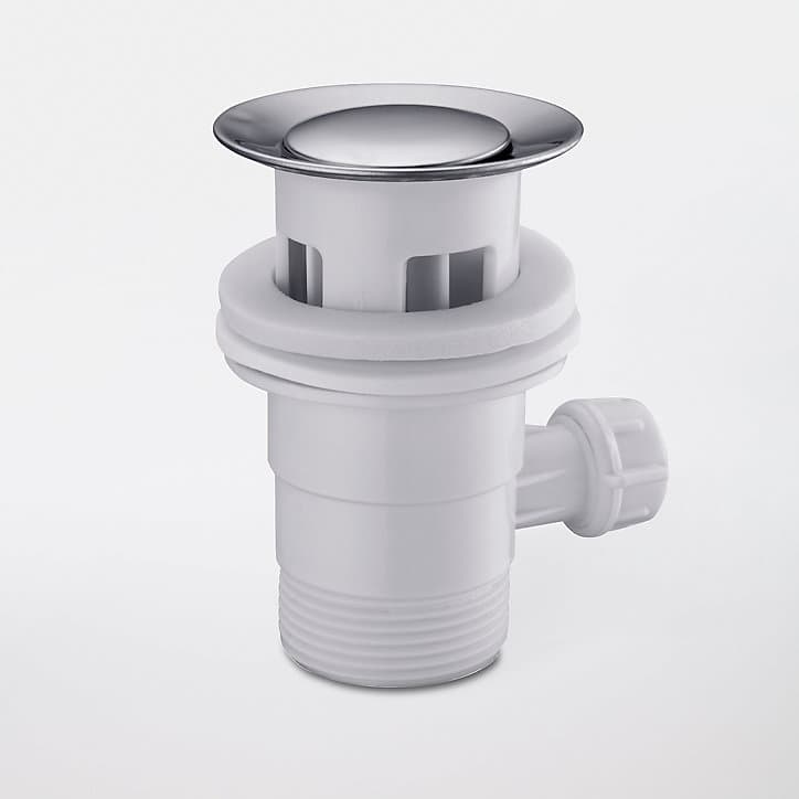 Mitigeur de lavabo chromé effet chute d'eau GoodHome Colina