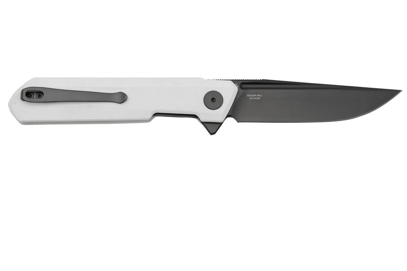 Bestechman Dundee BMK01I White G10, Black D2, zakmes Ostap Hel design