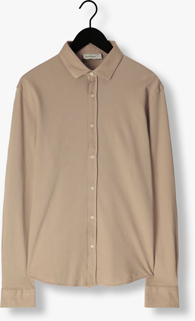 THE GOODPEOPLE beige the goodpeople casual overhemd strong