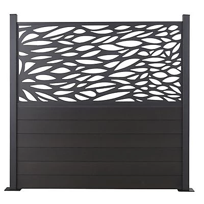 Panneau feuille aluminium Neva anthracite