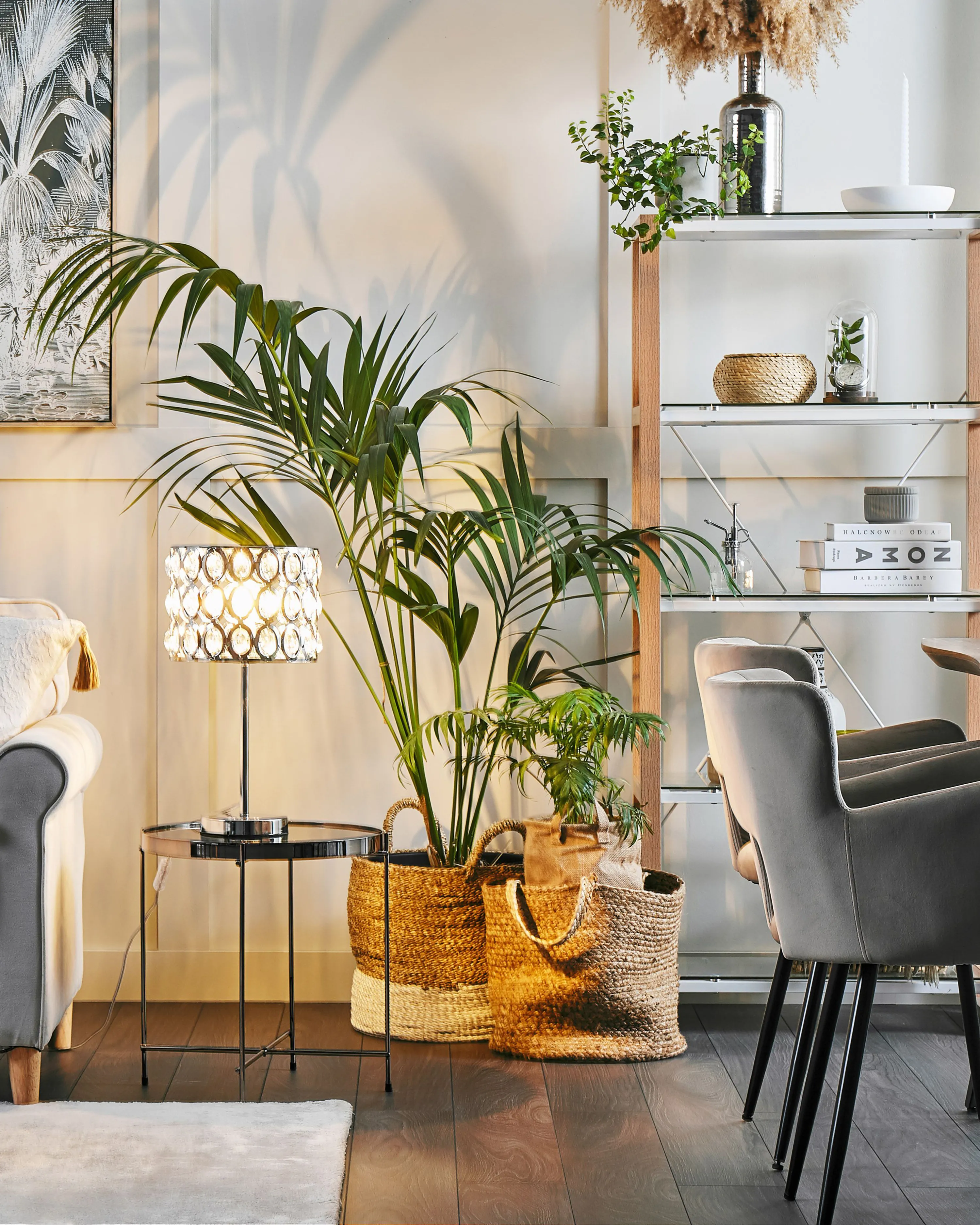 Tafellamp TENNA Kristal Zilver