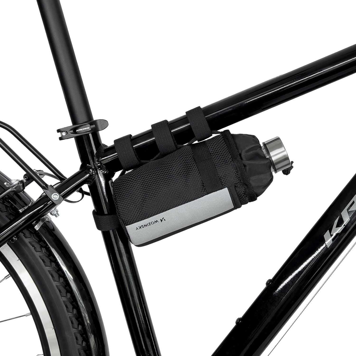 Thermo-Flaschentasche für Fahrrad oder Roller 1l schwarz