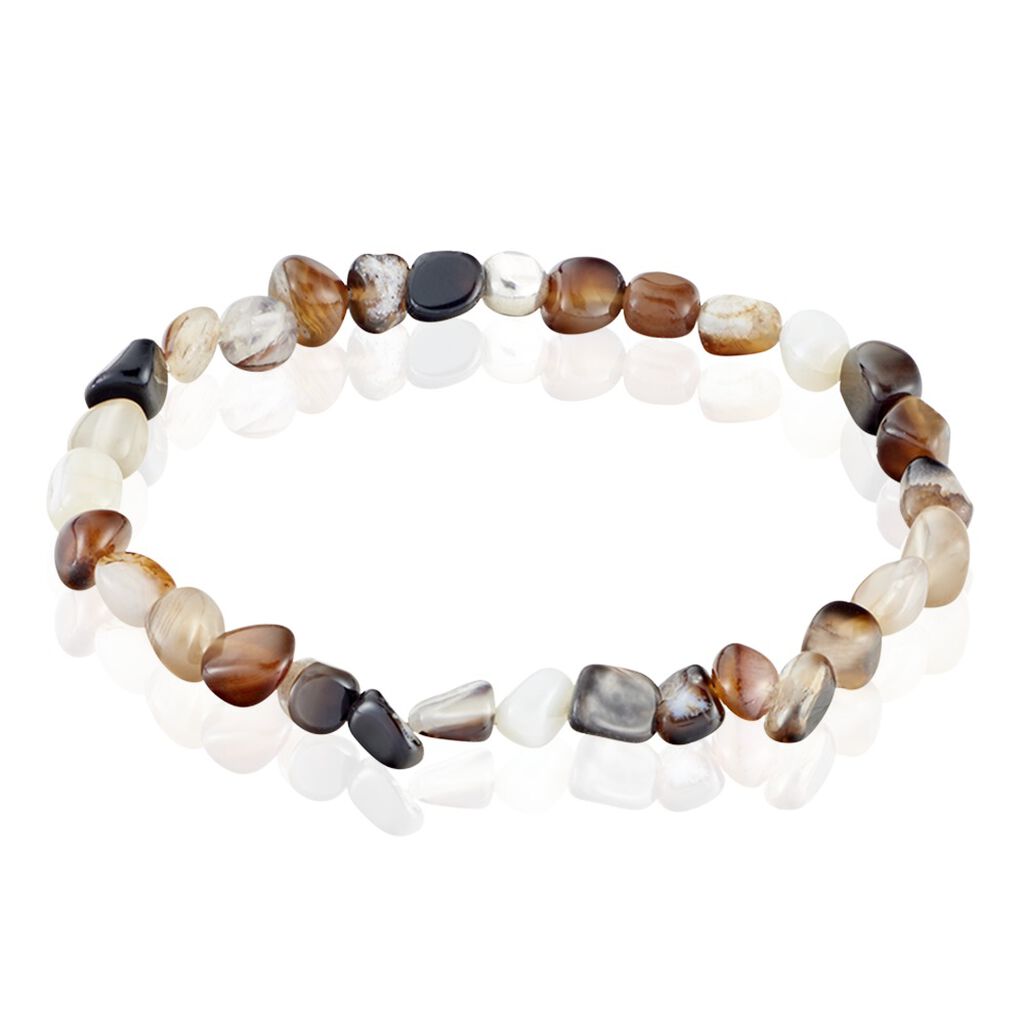 Bracelet Jourdan Boreal Argent Blanc Jade