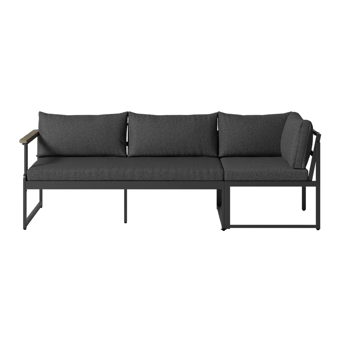Beldano Loungegarnitur Barletta 2-teilig grau,natur
