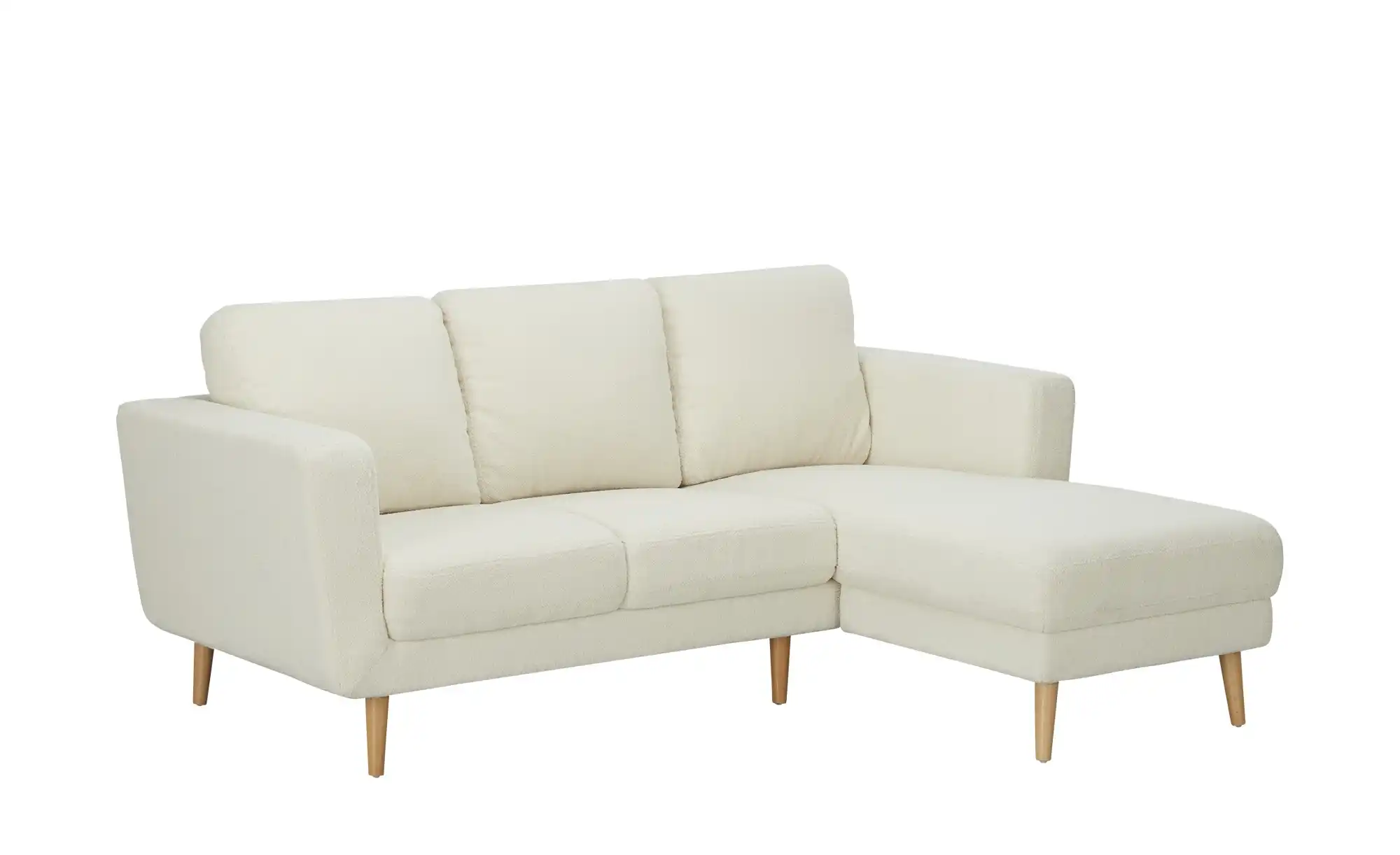 uno Ecksofa Teddystoff Scandi 2235