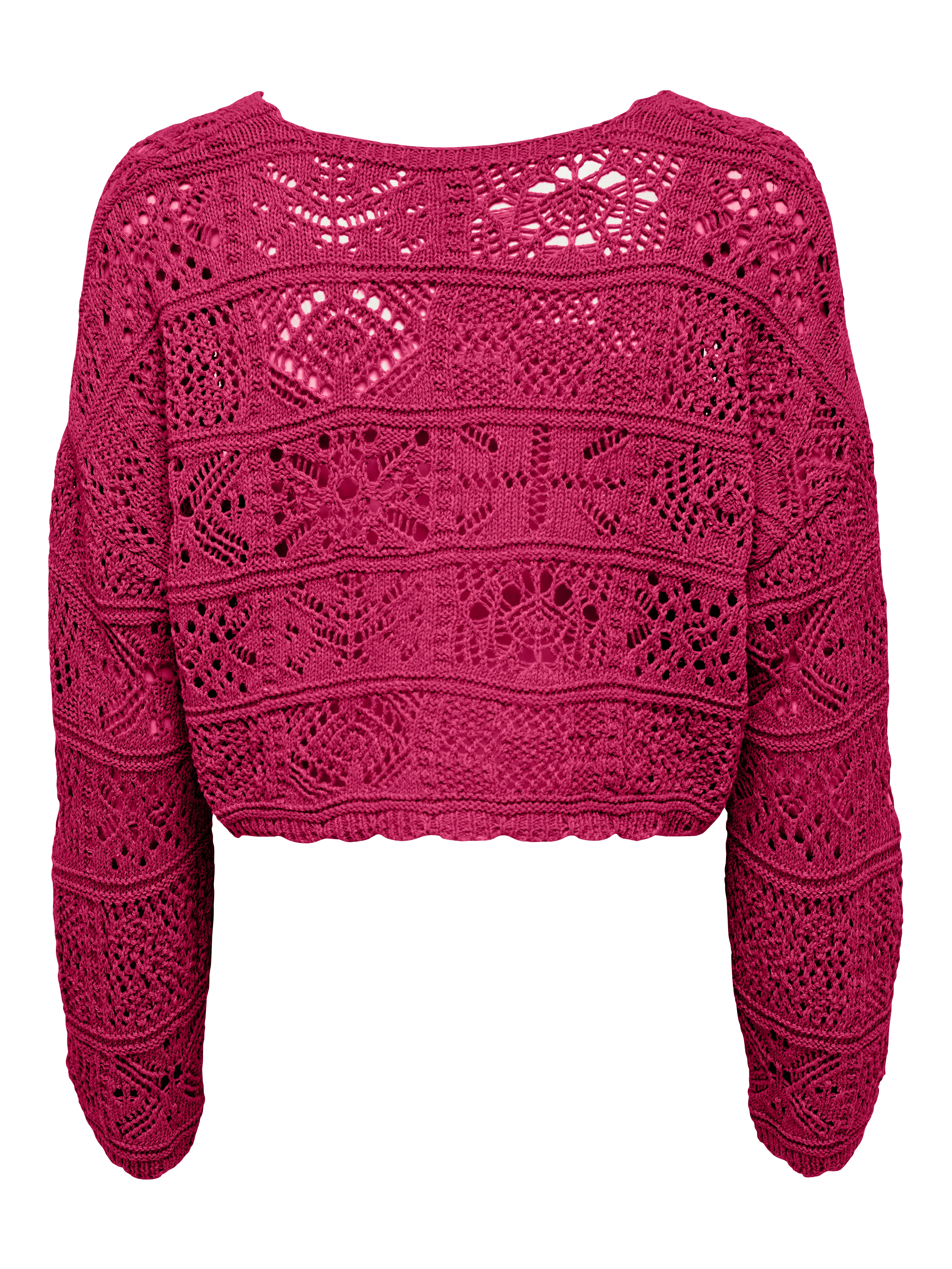 ONLBEACH Strickjacke Sangria