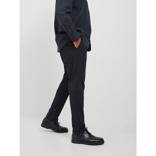 Jack & Jones - 12250503 MARCO JJCOOPER CHINO-BLACK Negro