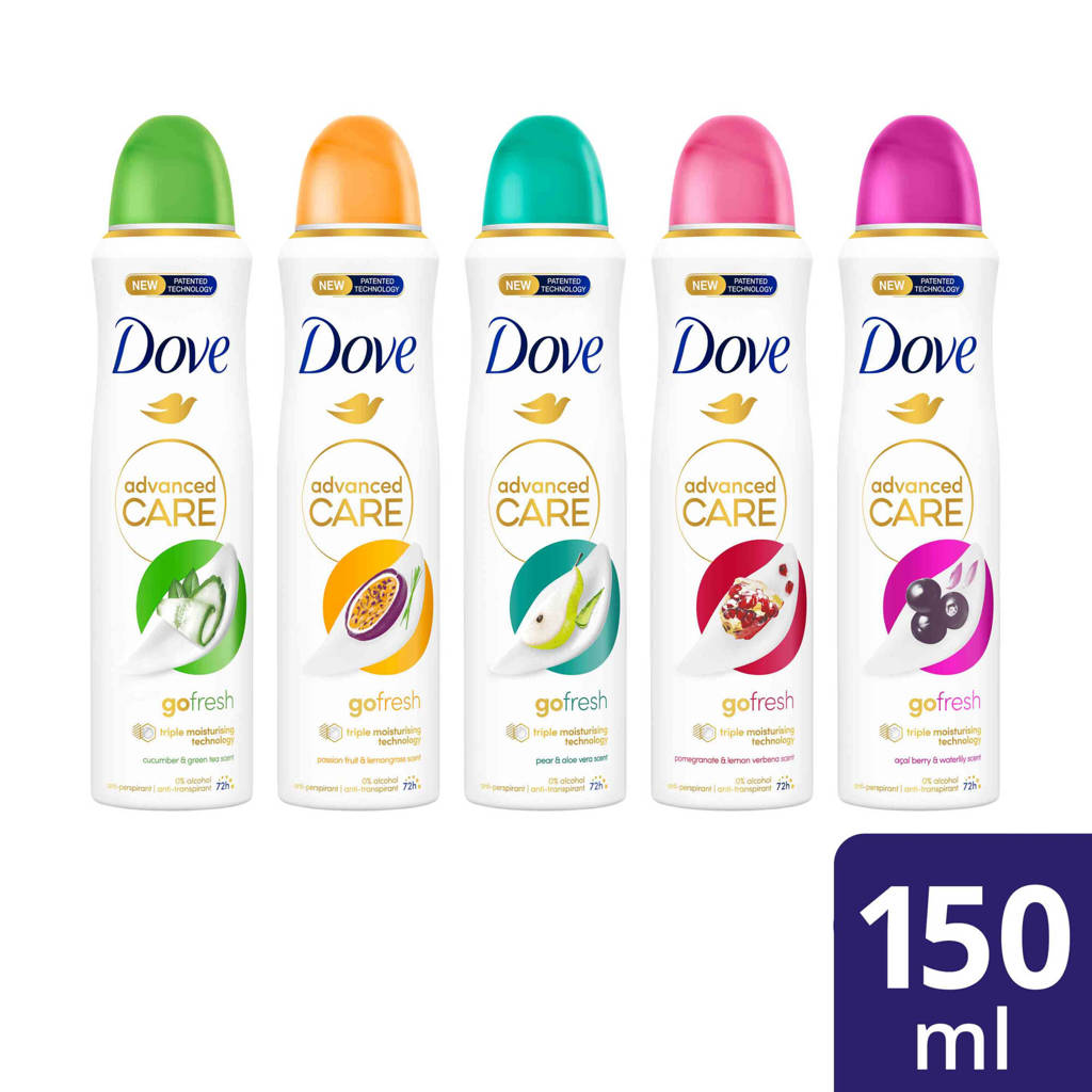 anti-transpirant deodorant spray mix set - 5 x 150 ml