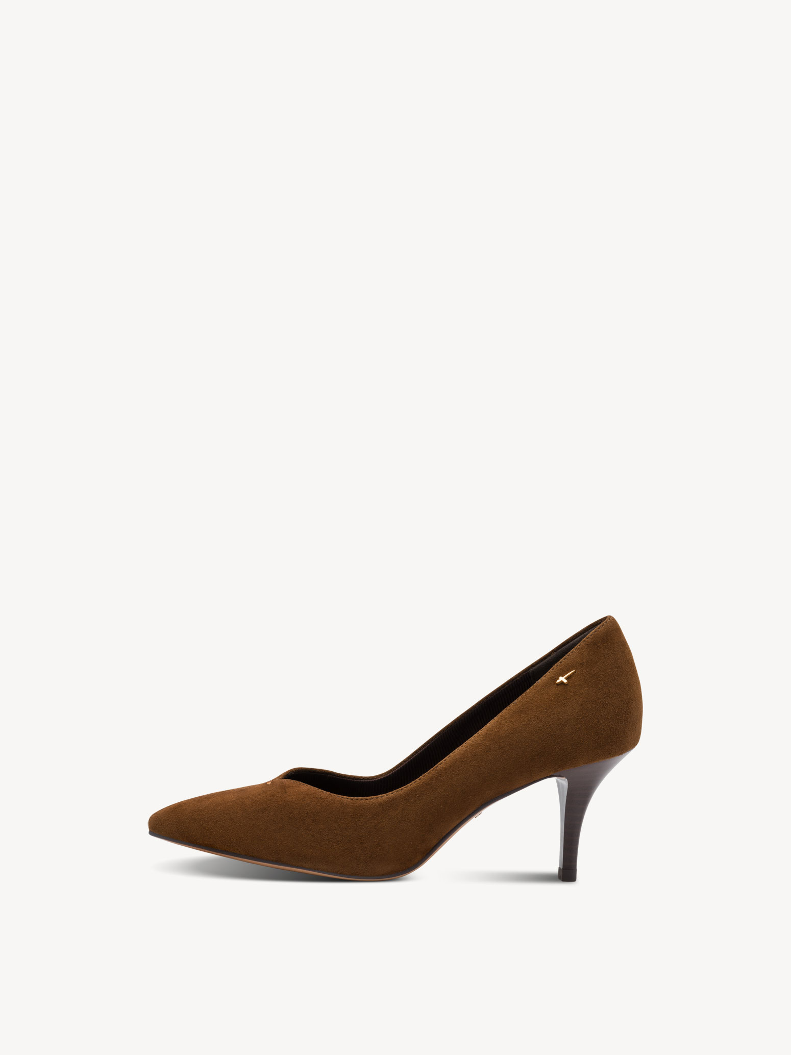 Leren Pumps - bruin