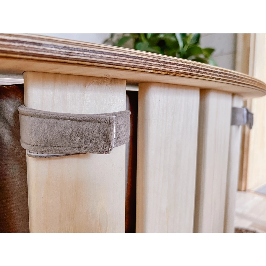 babyGO Bogenwippe mit Polster, beige