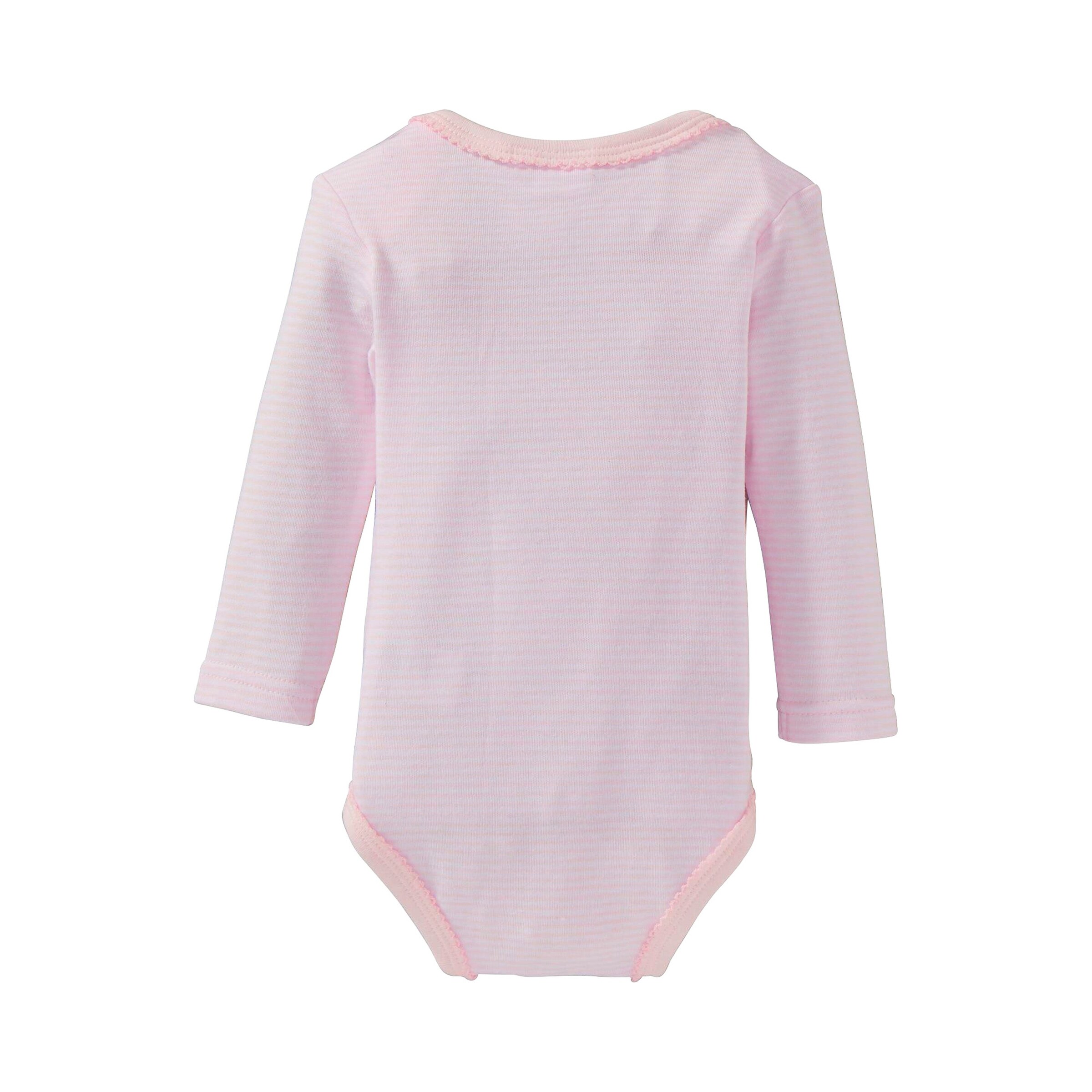 Bornino - Lieblinge 3er-Pack Bodys langarm rosa