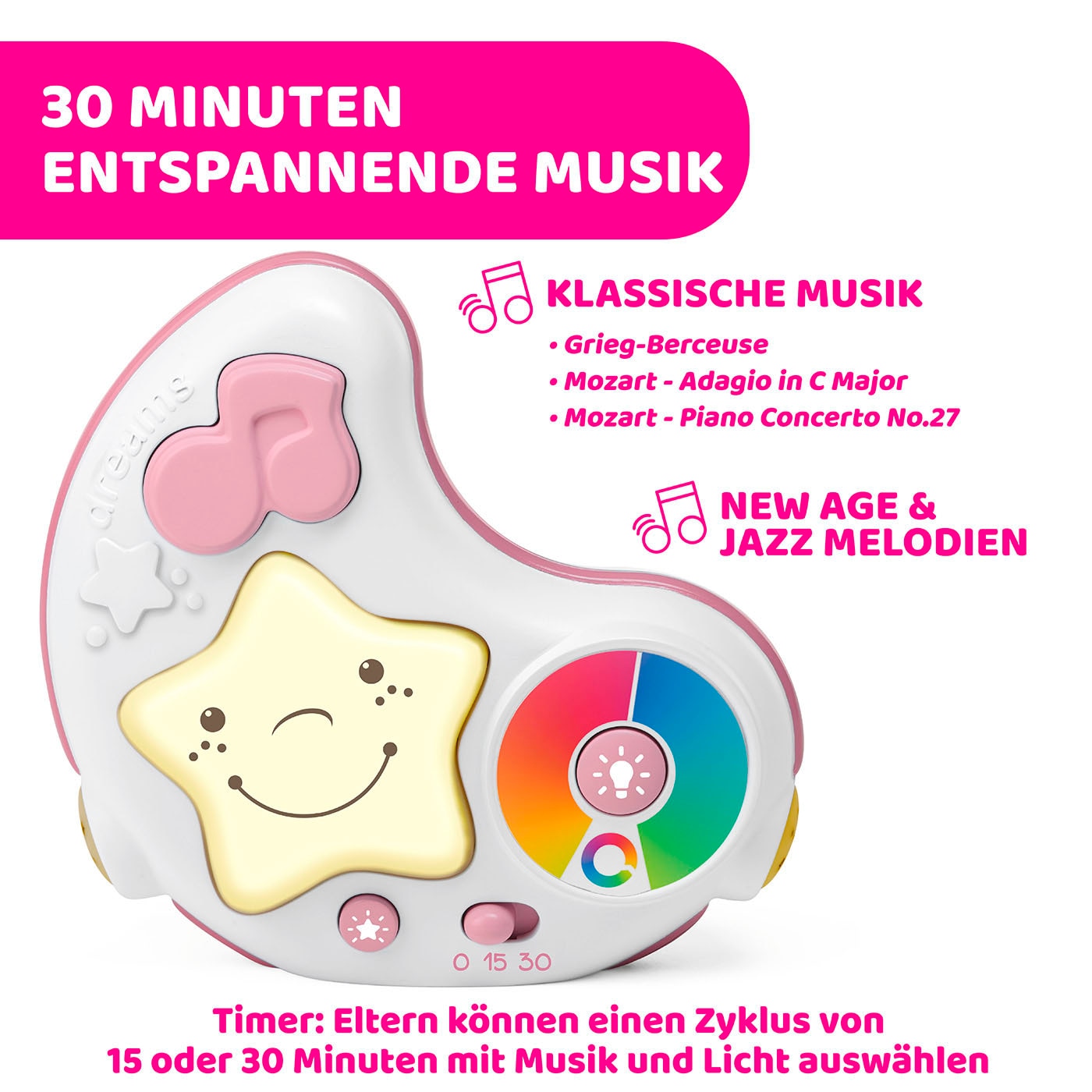 Chicco Baby Gym »Farbspiel Gym, Pink« mit Projektionen und Melodien