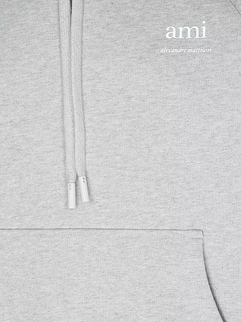 AMI PARIS Kapuzensweater - Hoodie hellgrau