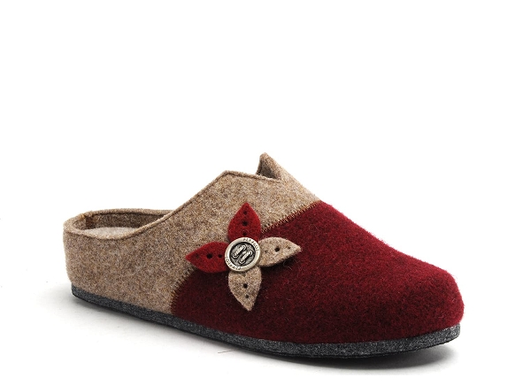 Flyflot chaussons femme fegreac rouge