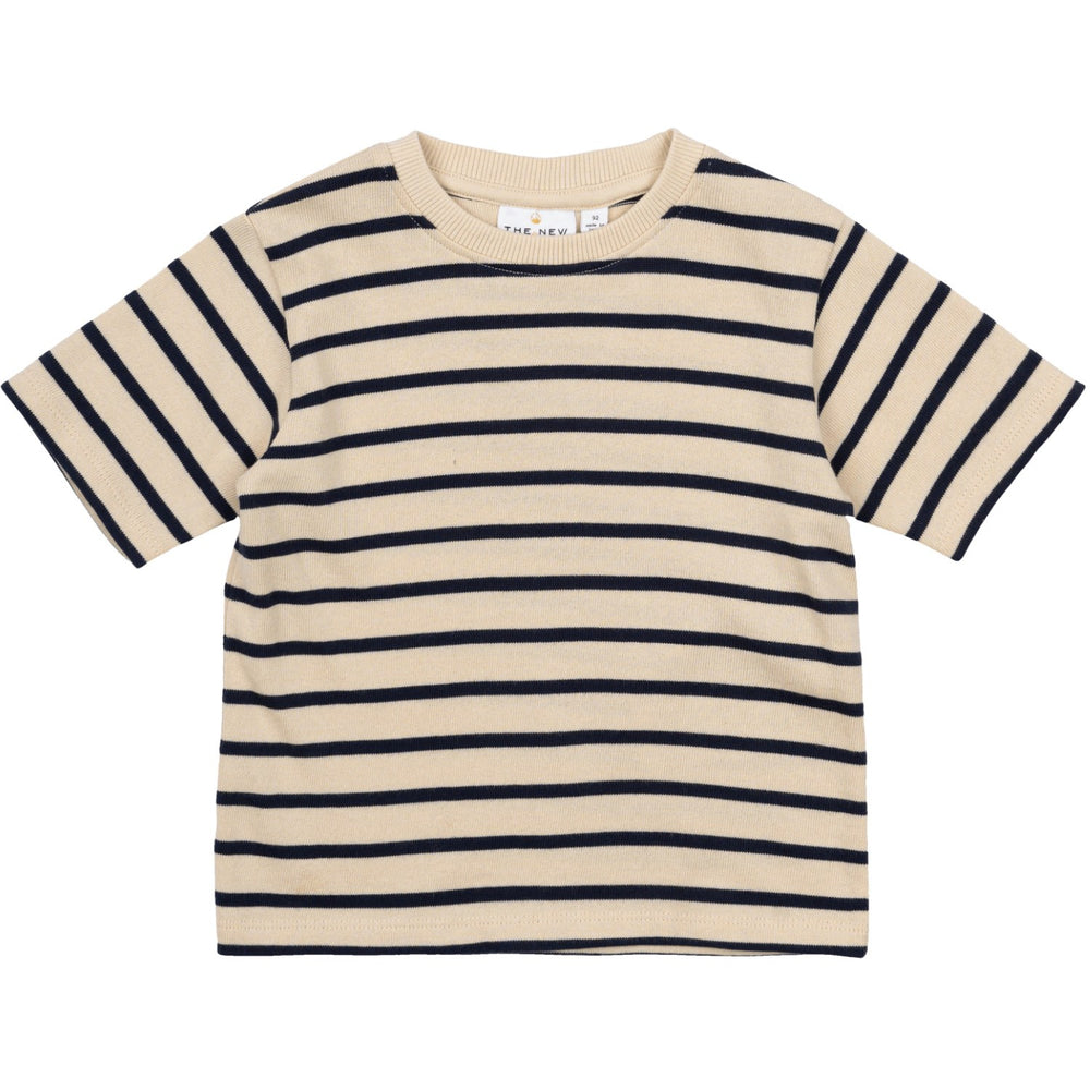 Køb THE NEW Siblings Mood Indigo Striped Nat Uni Oversize T-Shirt