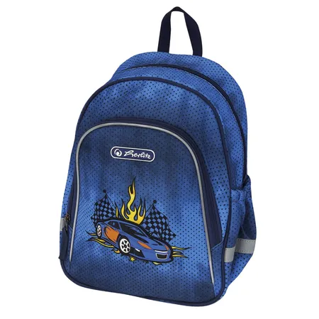 Herlitz Schulrucksack Race Car, blau