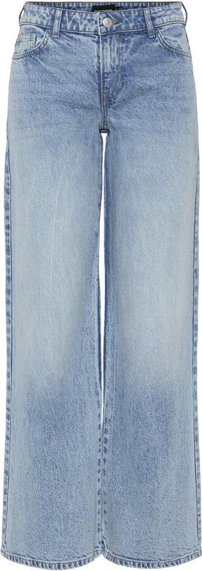 PIECES Dames Wide Fit Jeans PCSELMA LW, blauw (light blue denim), 32W x 30L