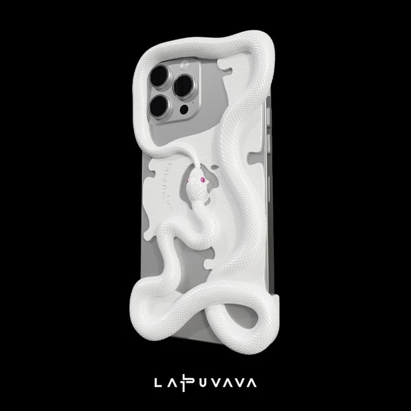 Krocalute - Slangenhoesje - iPhone 16 Pro Max / 16 Pro / 16 Plus / 16 / 15 Pro Max / 15 Pro / 15 Plus / 15 / 14 Pro Max / 14 Pro / 14 Plus / 14 / 13 Pro Max / 13 Pro / 13