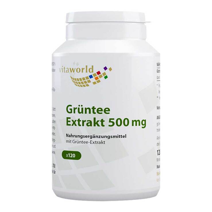 Grüntee Extrakt 500 mg Kapseln, 120 St