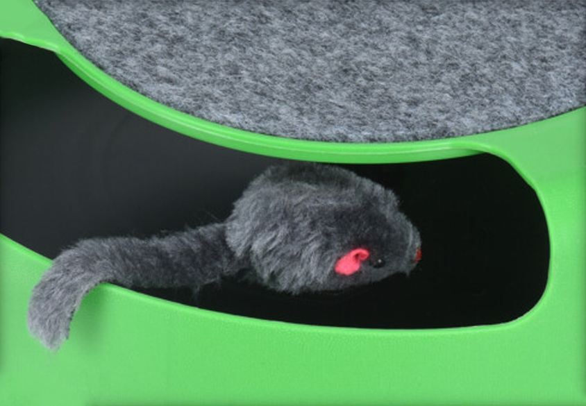 Katzenspielzeug Jagdspiel mit Maus