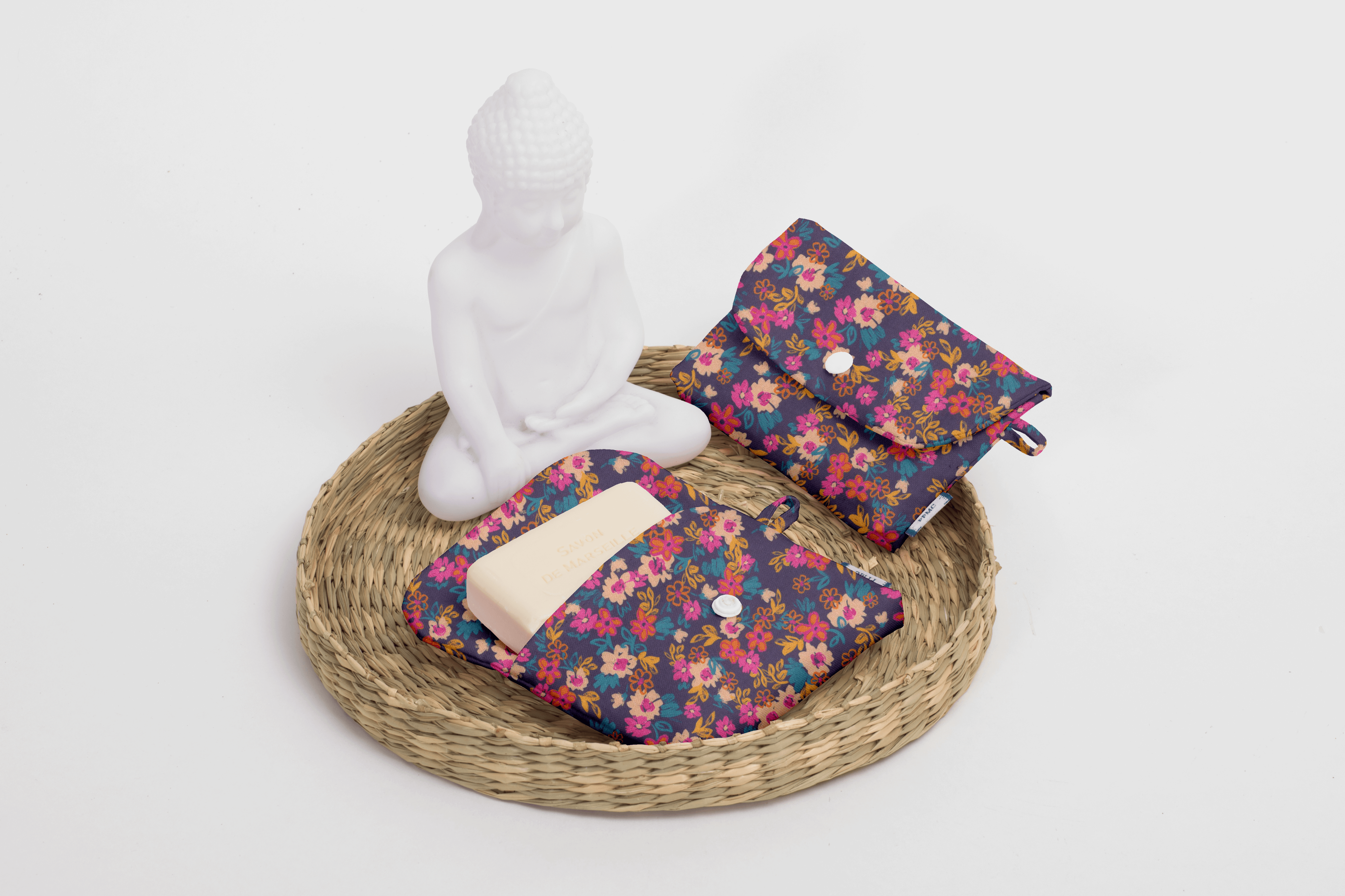 Pochette Savon Hippie Fleurie