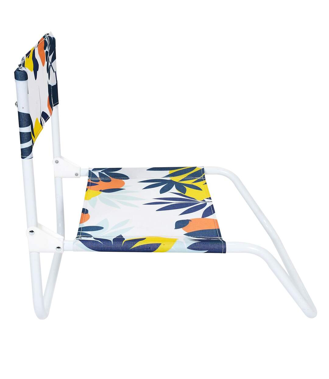 Lot de 2 Chaises de plage pliante Rio - Bleu, Orange et Jaune