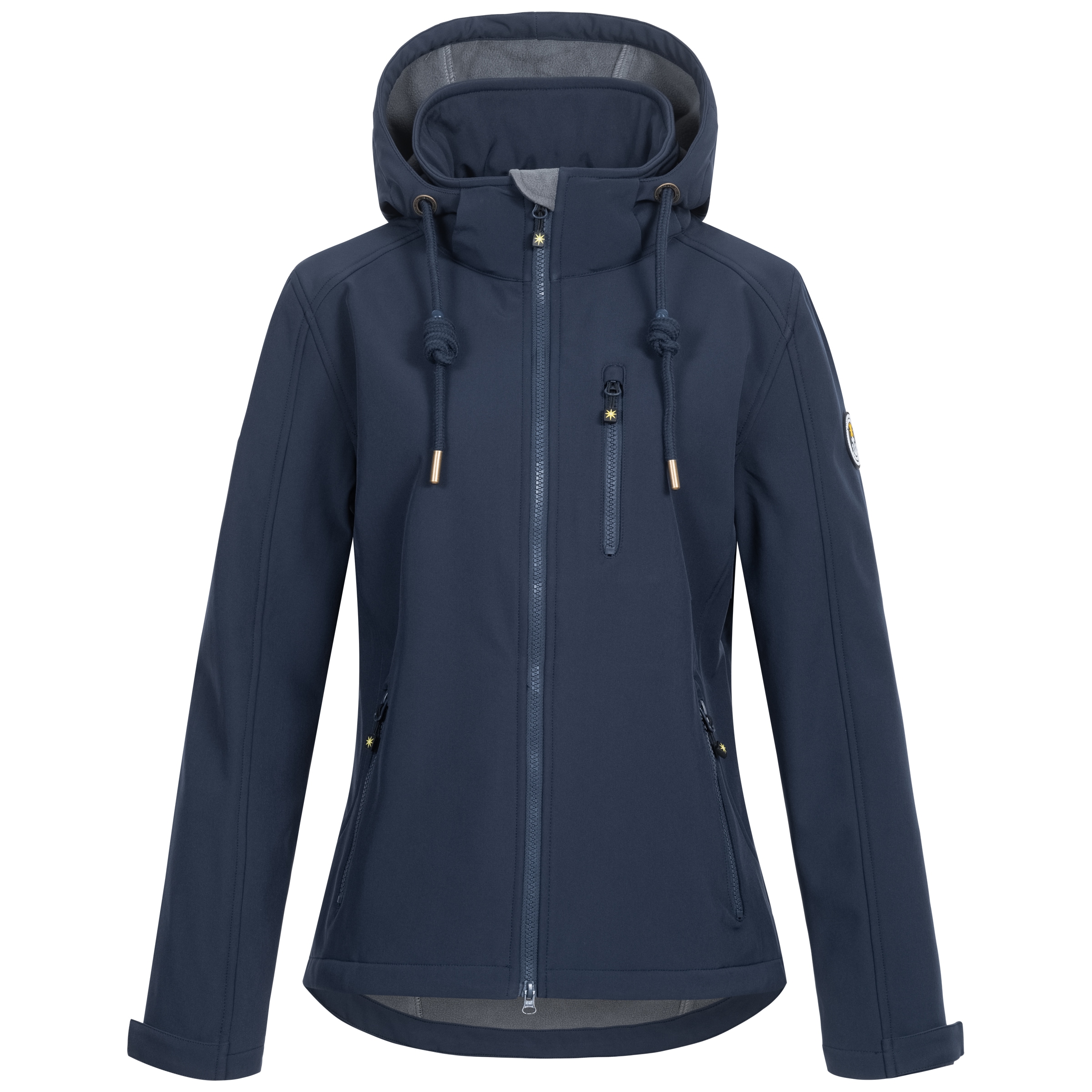 ankerglut Softshelljacke »ankerglutfreude WMN« mit abnehmbarer Kapuze