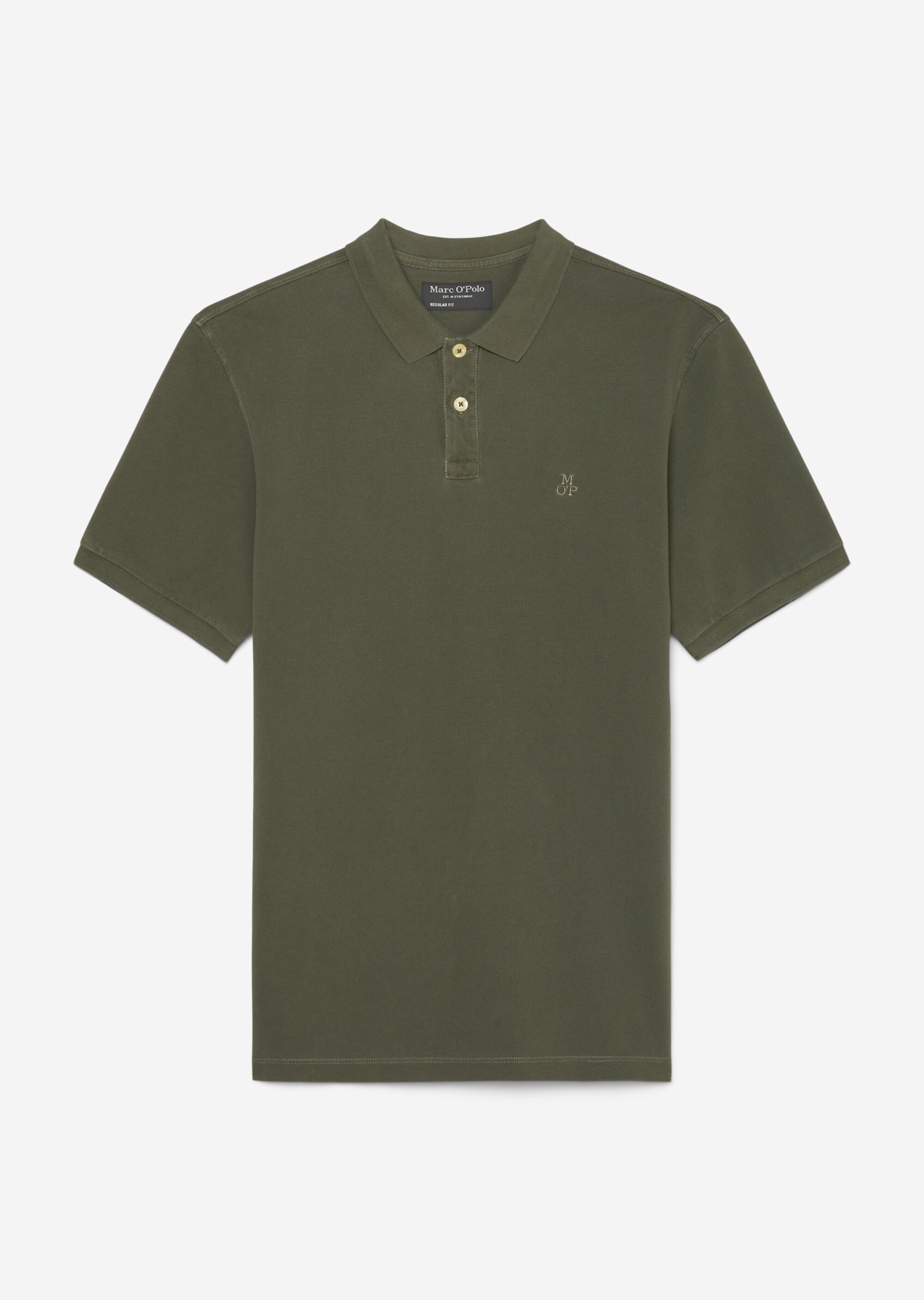Kurzarm-Poloshirt Piqué regular aus Bio-Baumwolle