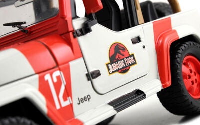 Jada Toys Jurassic Park 1992 Jeep Wrangler 1:24