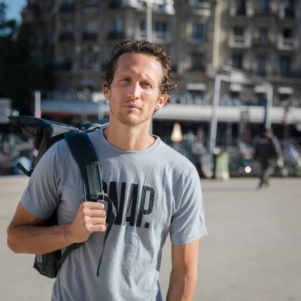 T-shirt SNAP M TECHNICAL MERINO T-SHIRT SS COLD GREY