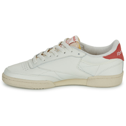 Reebok Classic - CLUB C 85 VINTAGE - Blanc / Orange