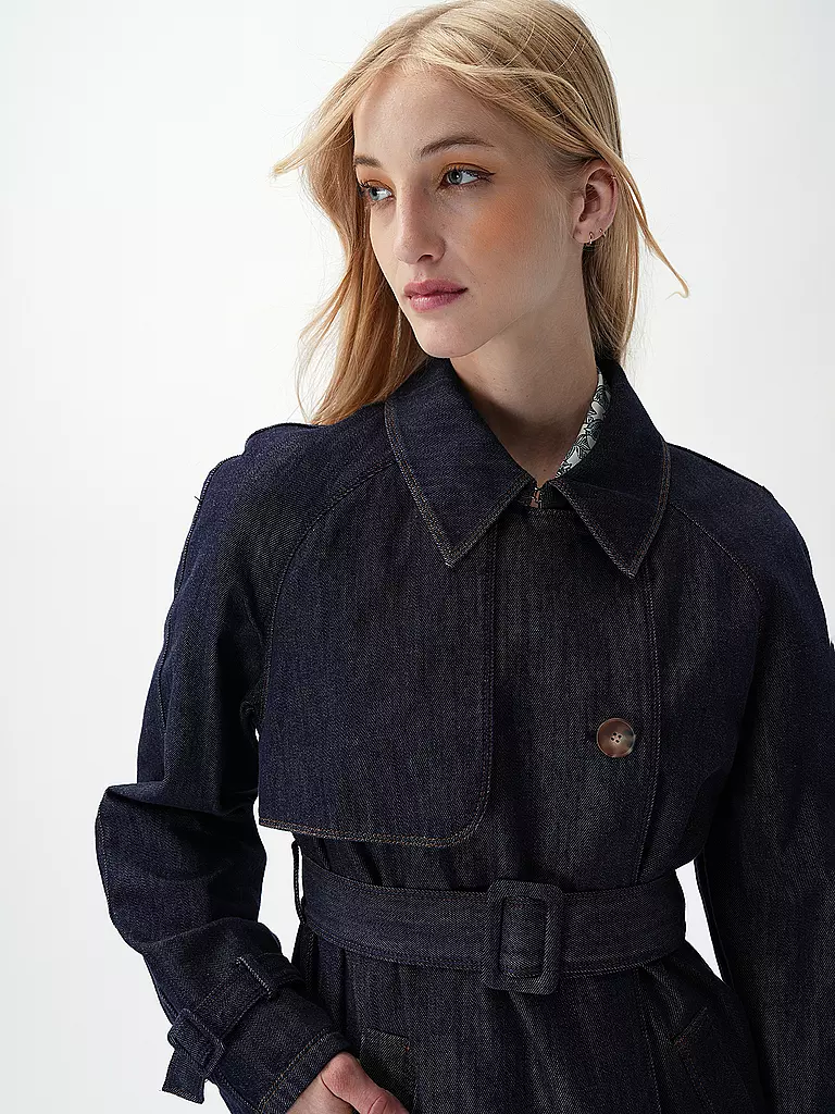 RIANI Trenchcoat dunkelblau