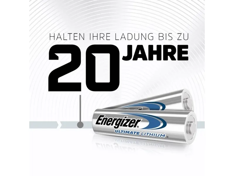 Batterier Energizer Ultimate Lithium AA, 1,5V - (4 stk.)