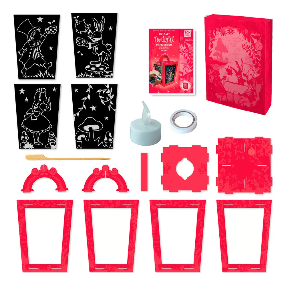 BOX CANDIY Scratch Art Lantern - Totally Twilight - 1 stk