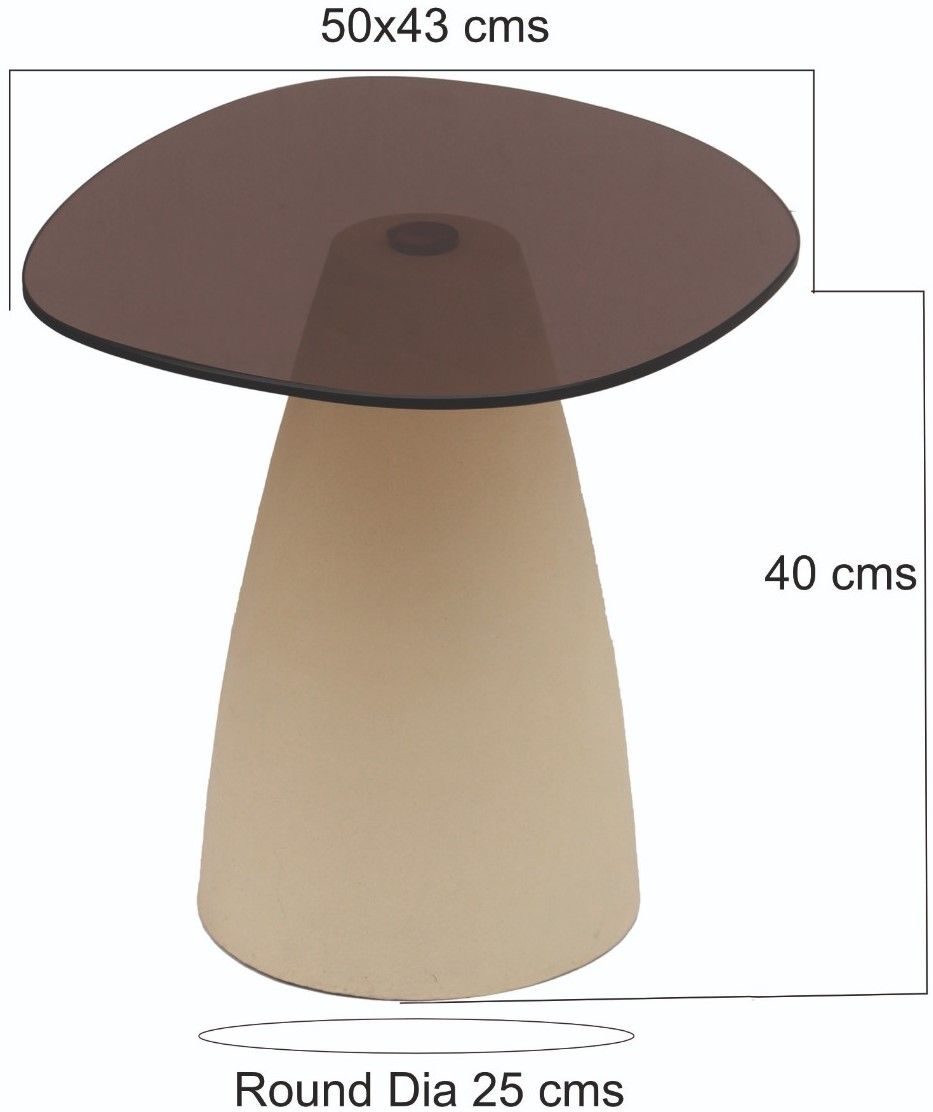 Bijzettafel Mylon B43 x D50 x H40 cm
