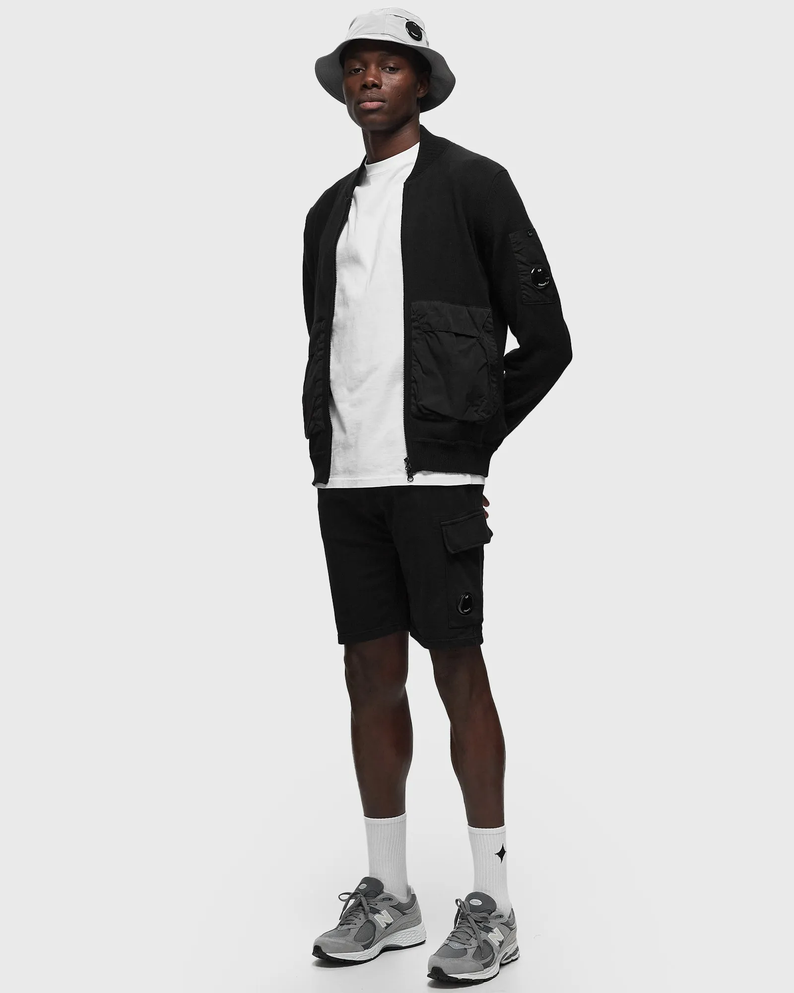 C.P. Company LIGHT FLEECE SWEAT BERMUDA - CARGO