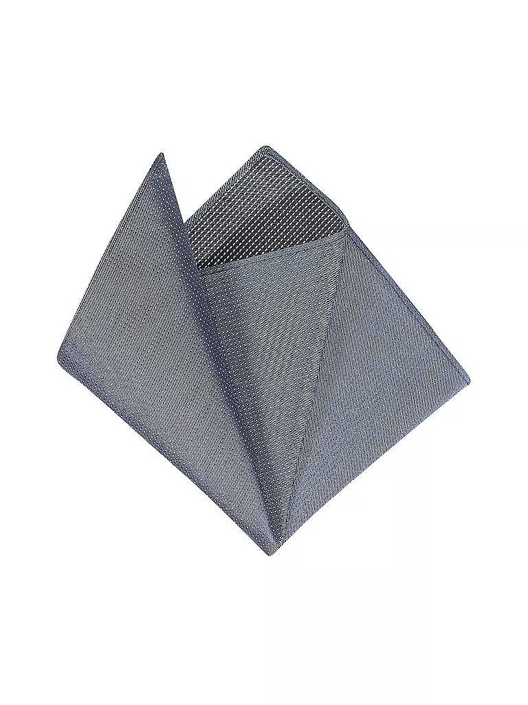 SEIDENFALTER Stecktuch blau